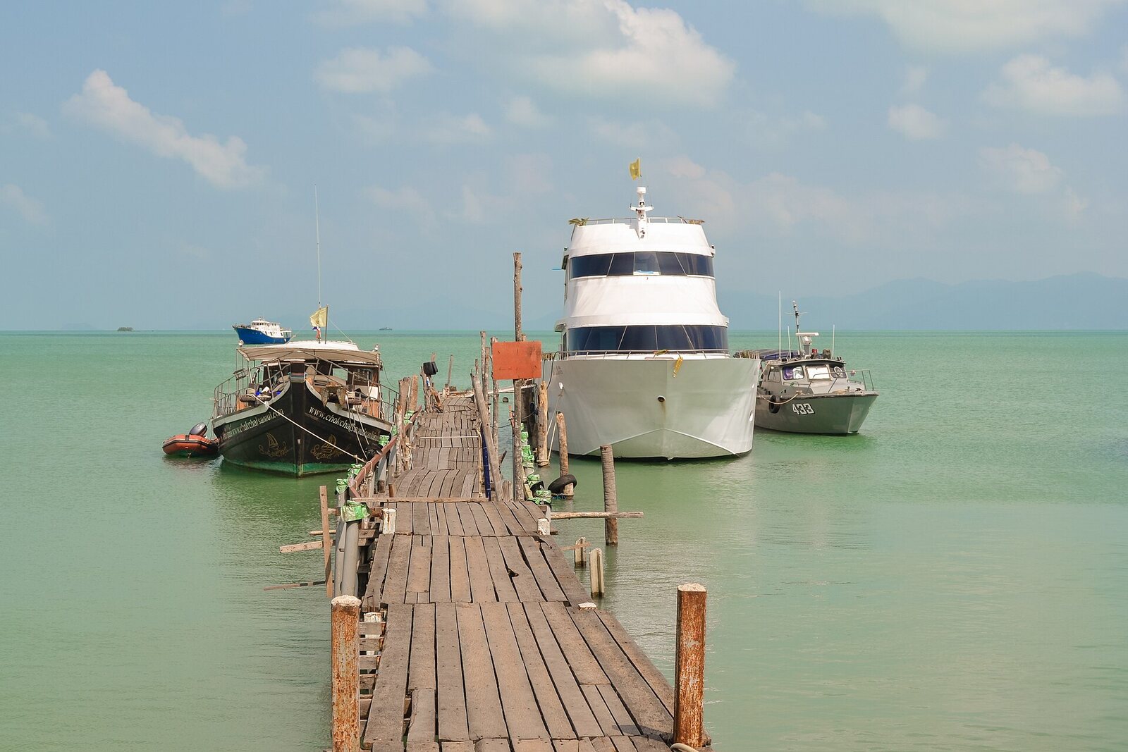 The pier at Bophut on Koh Samui