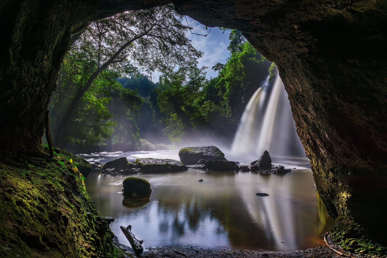 Haew Suwat waterfall in Khao Yai National Park